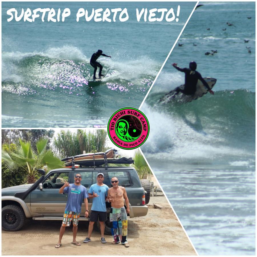 プンタ・エルモサ Tio Richi Surfcampホステル エクステリア 写真
